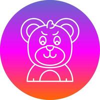 Envy Line Gradient Circle Icon vector