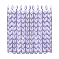 Watercolor of seample repeat knitting pattern,  purple. Template illustration knitting crochet . Isolated hand drawn for card, packaging , knitter blog, needlework store. png