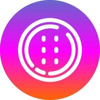 Dotted line Line Gradient Circle Icon vector