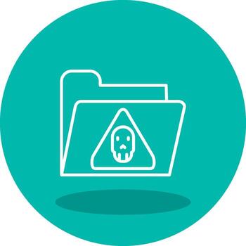 icono de vector de carpeta