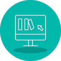 Online Book purchase Vector Icon