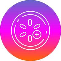 Load more Line Gradient Circle Icon vector