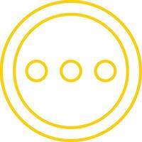 More free Line Circle Yellow Icon vector