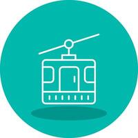 Cable Car Cabin Vector Icon