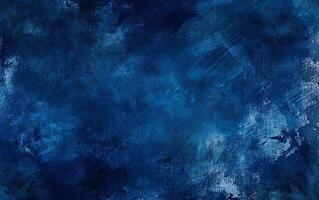 AI generated Abstract watercolor paint background dark blue color grunge texture for background photo