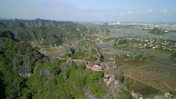 Aerial View Of Hang Mua Viewpoint In Ninh Binh, Vietnam video