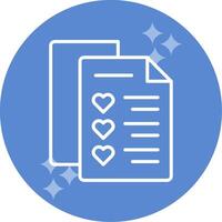 Wishlist Vector Icon