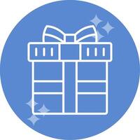 icono de vector de caja de regalo