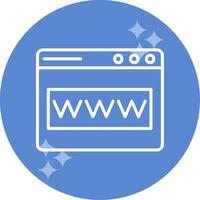 icono de vector web