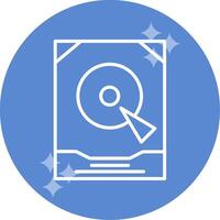 icono de vector de disco duro