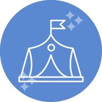 Military Tent Vector Icon