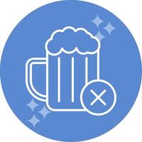 No Alcohol Vector Icon