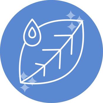 icono de vector de hoja