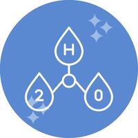 H2o Vector Icon