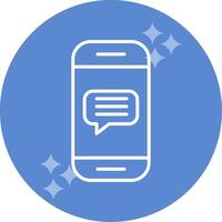 Phone Message Vector Icon