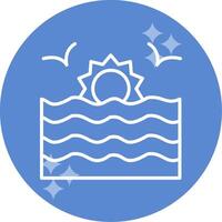 Sunset Vector Icon