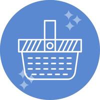 Picnic Basket Vector Icon