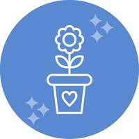 Flower Pot Vector Icon