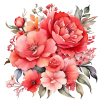 AI generated Floral flower design, Digital oilpainted floral pattern, Glitter flower design, Embossed flower pattern, Glossy flower painting, Decorative flower design png