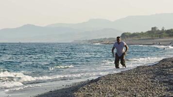 militaire formation sur le rivage video