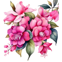 ai gegenereerd bloemen bloem desitn, digitaal olieverf bloemen patroon, schitteren bloem ontwerp, reliëf bloem patroon, glanzend bloem schilderij png