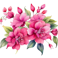 ai gegenereerd bloemen bloem desitn, digitaal olieverf bloemen patroon, schitteren bloem ontwerp, reliëf bloem patroon, glanzend bloem schilderij png