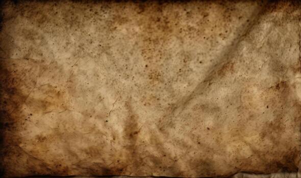 AI generated Old brown paper Vintage texture background with stains photo