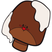 The illustration of a chocolate png