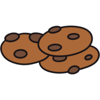 The illustration of a cookie png