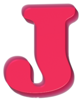 J Y2K Sweet Jelly Alphabet Letters png