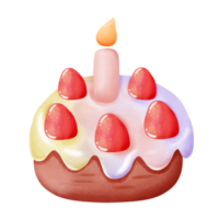 pastello compleanno torta png