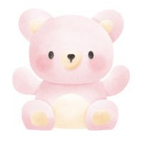 pequeño rosado oso png