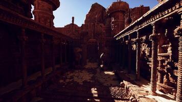 A view of the inside of a building in india video