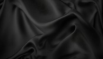 AI Generated background of developing black fabric photo