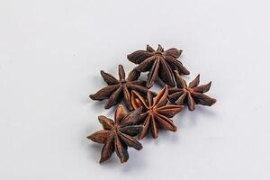 Star anise dry aroma seasoning photo