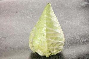 Cone sweetheart ripe green cabbage photo