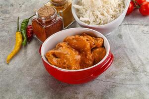 Indian cuisine - chicken butter masala photo