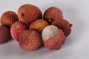 Sweet tasty tropical fruit Lychee photo