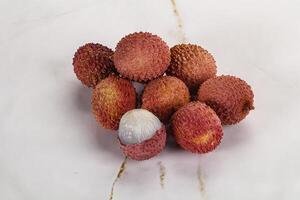 Sweet tasty tropical fruit Lychee photo