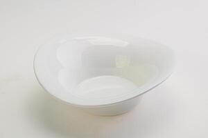 White proclean bowl for serving photo