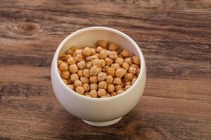 Vegan cuisine - Dry chickpea heap photo