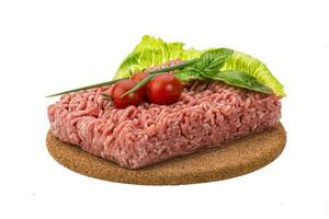 Stuffed raw meat photo