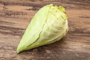 Cone cabbage for dietary cuisine photo