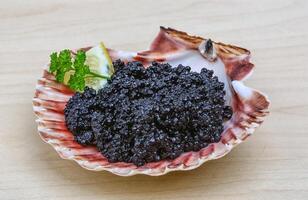 Black caviar delicious photo