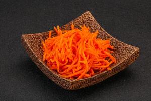 Korean carrot in the bowl photo