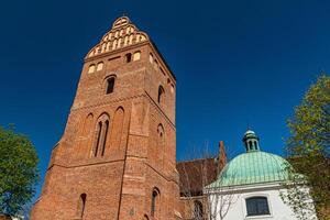 Gothic style architecture of the St. Mary's Church photo