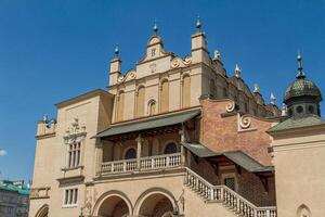 Sukiennice building in Krakow, Poland photo