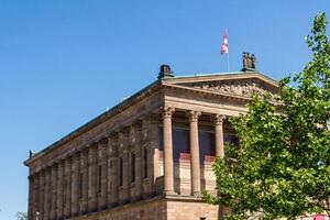 alte nationalgalerie en museumsinsel en berlín, alemania foto