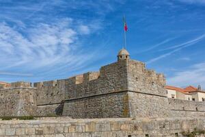 castelo do queijo o castillo del queso o forte de francisco xavier en porto, portugal foto