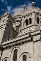 The external architecture of Sacre Coeur, Montmartre, Paris, France photo